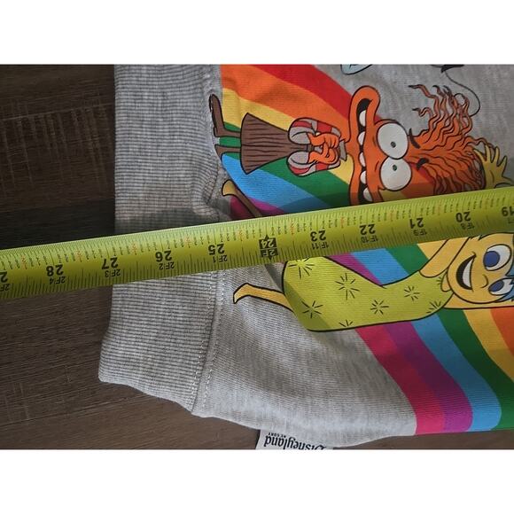 Disneyland Resort Pixar Inside Out 2 Pullover Sweatshirt Medium New 2025 Anxiety - Picture 11 of 16